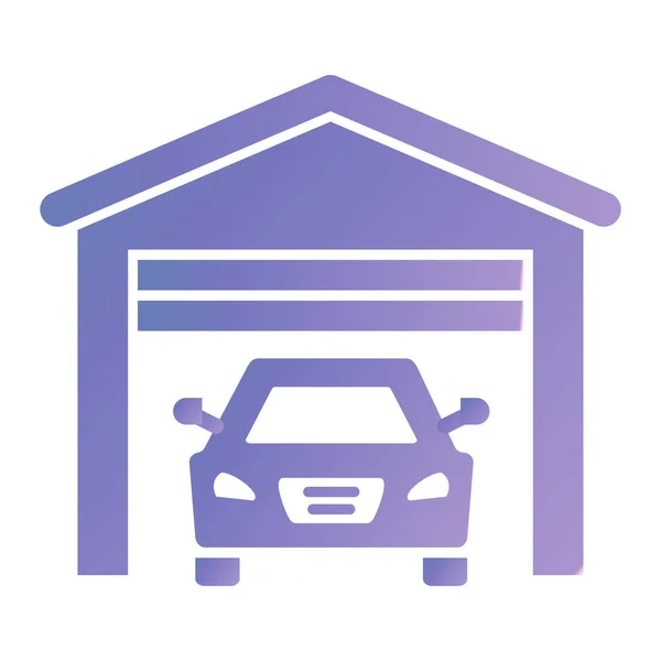 Auto Garage Symbol Vektor Illustration — Stockvektor