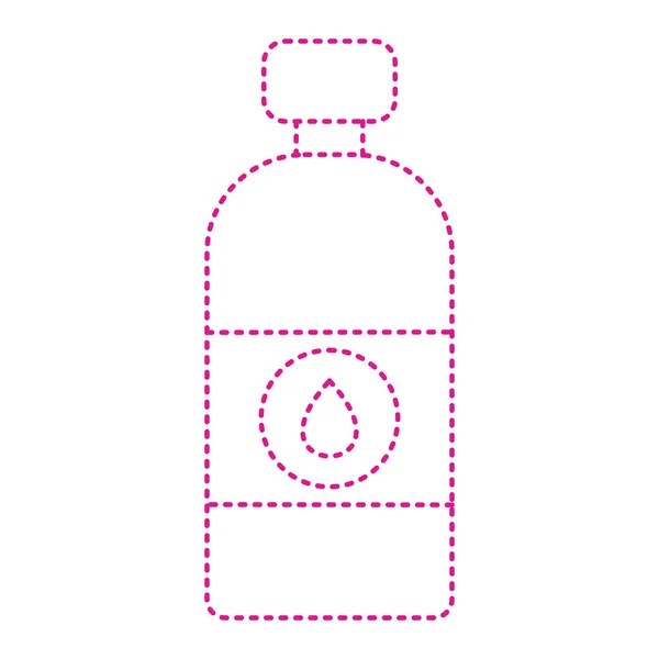 Bottle Water Drop Icon Vector Illustration Design — Archivo Imágenes Vectoriales