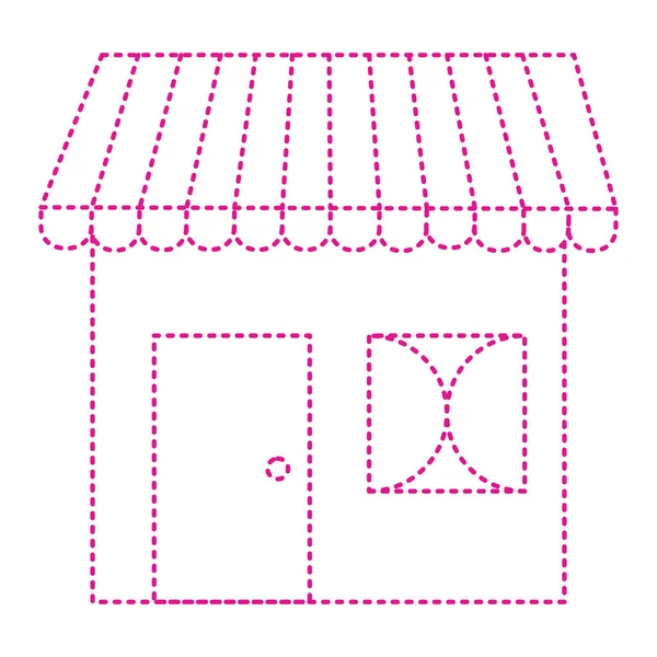 Vector Illustration Store Window — 图库矢量图片