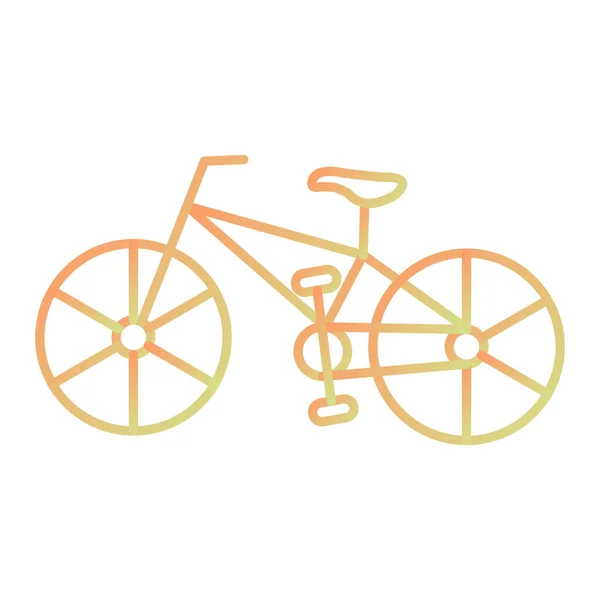 Bicycle Icon Outline Illustration Bike Vector Icons Web — Stock Vector