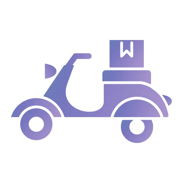 Scooter Pictogram Vector Illustratie — Stockvector