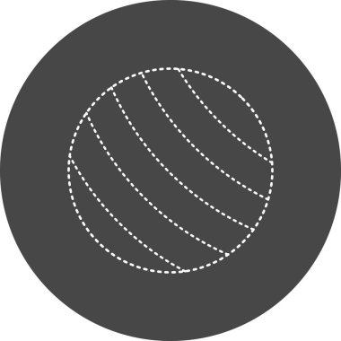 Fit Ball web icon simple illustration