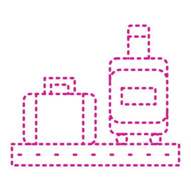 Airport simgesini. Vektör çizim