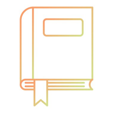 kitap simgesi vektör illüstrasyonu