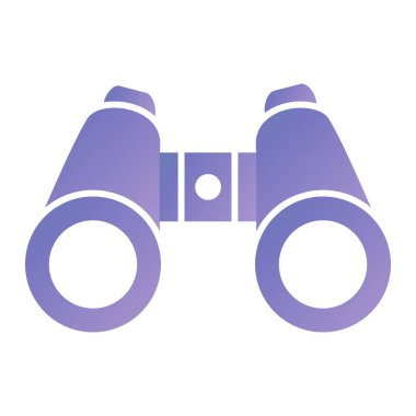 dürbün simgesi vektör illüstrasyonu