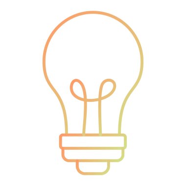 bulb light icon vector illustration