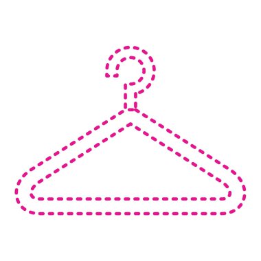 askı simgesi vektör illüstrasyonu