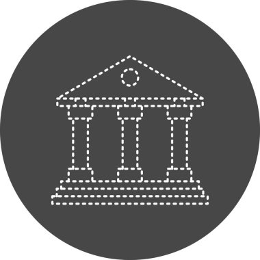 vector illustration of modern Bank icon