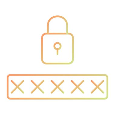 Kilit simgesi. Güvenlik sembolü. düz tasarım biçimi.