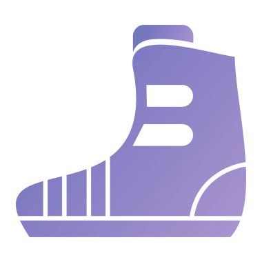 Ayakkabı. Web simgesi basit illüstrasyon