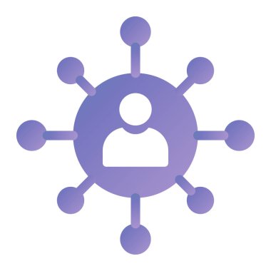 hiyerarşi. Web simgesi basit illüstrasyon