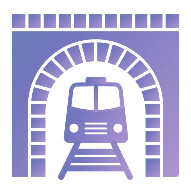 Beyaz arkaplanda izole edilmiş düz bir tren simgesi. seyahat sembolü çizimi.