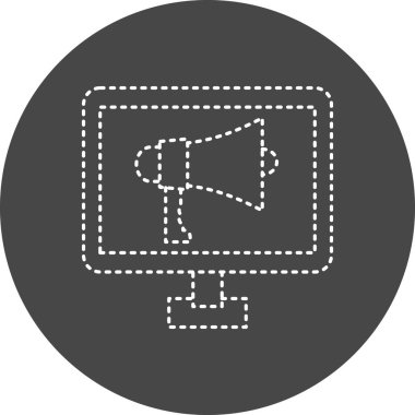Campaign Vector Glyph Icon Design 