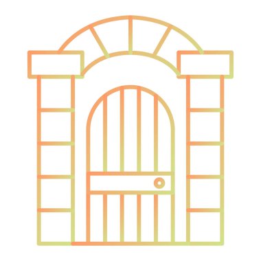 Bina. Web simgesi basit tasarım