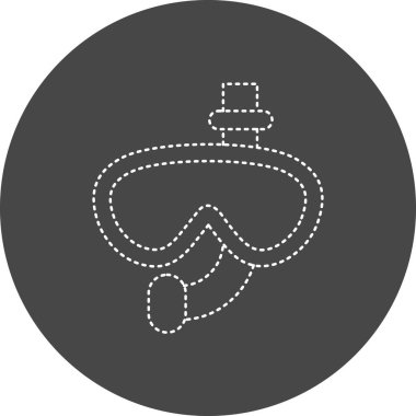 vector illustration of Scuba Diving icon