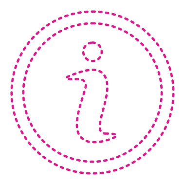 infrormation button, web simple icon illustration