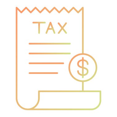 Fatura. Web simgesi basit illüstrasyon