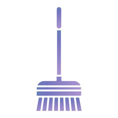 Temizlik ekipmanları simgesinin vektör illüstrasyonu