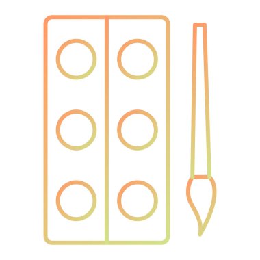 Modern eğitim ikonunun vektör illüstrasyonu