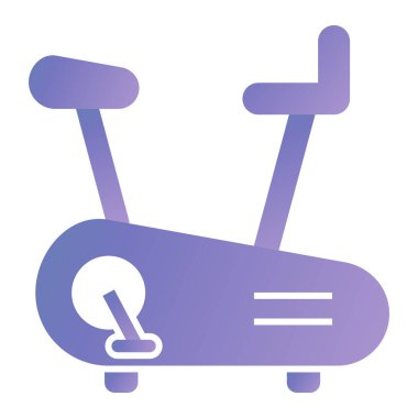 Koşu bandı. Web simgesi basit illüstrasyon