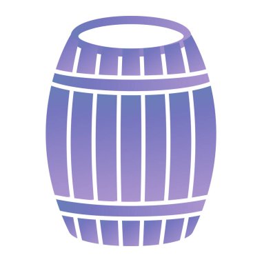 Bir fıçı bira. vektör illüstrasyonu