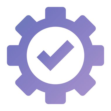 ayarlar vektör simgesi modern basit tasarım