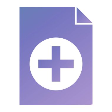 Dosya Ekle. Basit illüstrasyon