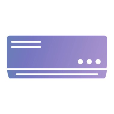 Klima ikonu. Web için su ısıtıcı vektör simgelerinin özet çizimi