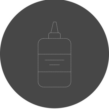 Yapıştırıcı simgesi, vektör illüstrasyonu basit tasarım