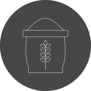 vector illustration of modern Flour icon