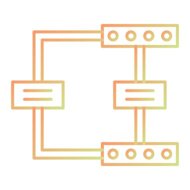 seo modern simgesinin vektör illüstrasyonu