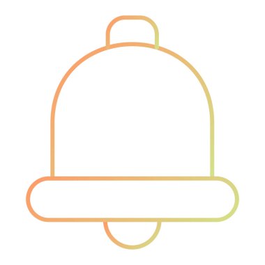 Zil. Web simgesi basit illüstrasyon