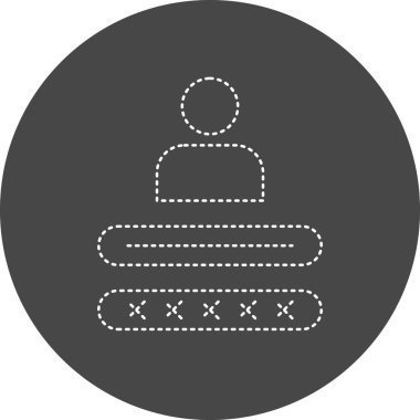 vector illustration of modern Id icon