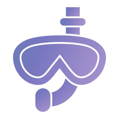 diving mask icon. cartoon illustration of scuba diver vector icons for web