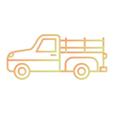 araba simgesi vektör illüstrasyonu