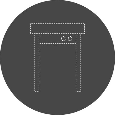 Güvenlik simgesinin vektör illüstrasyonu