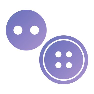 Beyaz arka plan üzerinde izole dikiş düğmeleri