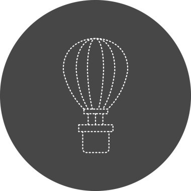 Air Balloon web icon. vector illustration