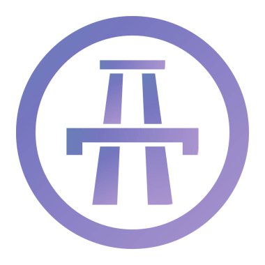 car vector icon. style is bicolor flat symbol, smooth blue colors, rounded angles, white background.