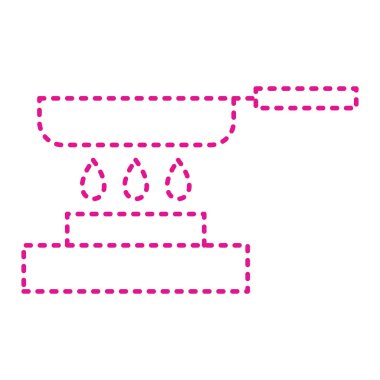 duş ikonu vektör illüstrasyonu