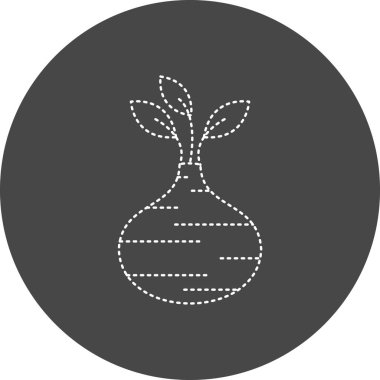 Sebze simgesinin vektör illüstrasyonu