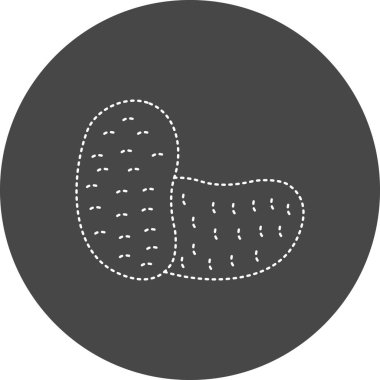 Gıda simgesinin vektör illüstrasyonu