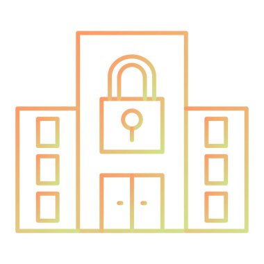 Ev güvenliği. Basit illüstrasyon