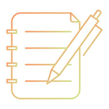 kalem simgesi vektör illüstrasyonu