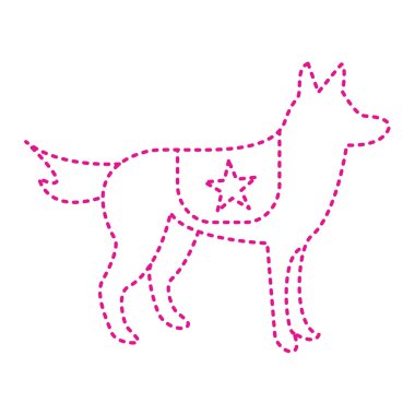 dog animal icon vector illustration design