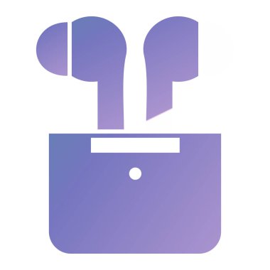 kulaklık vektör simgesi modern basit tasarım