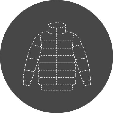 Coat web icon vector illustration