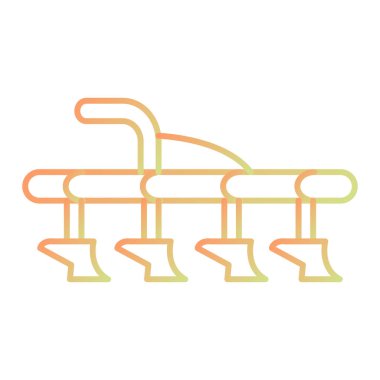 Bir ip simgesinin vektör illüstrasyonu