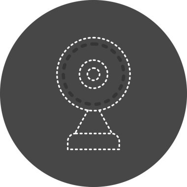 Webcam simgesinin vektör illüstrasyonu