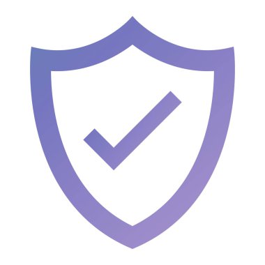 kalkan ikon vektör illüstrasyonu